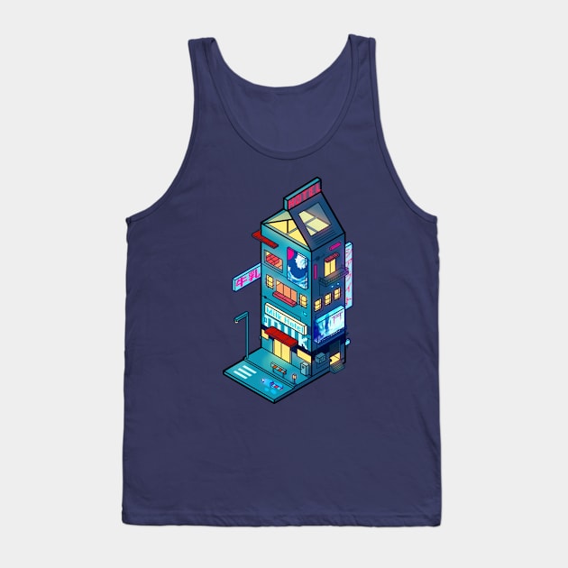 Cyberpunk Milk Tank Top by seerlight